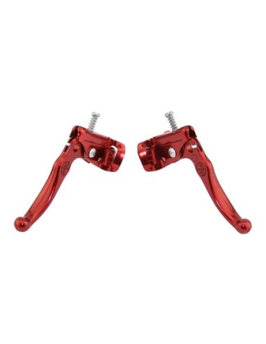 Mx Alloy Brake Lever Set Red.
